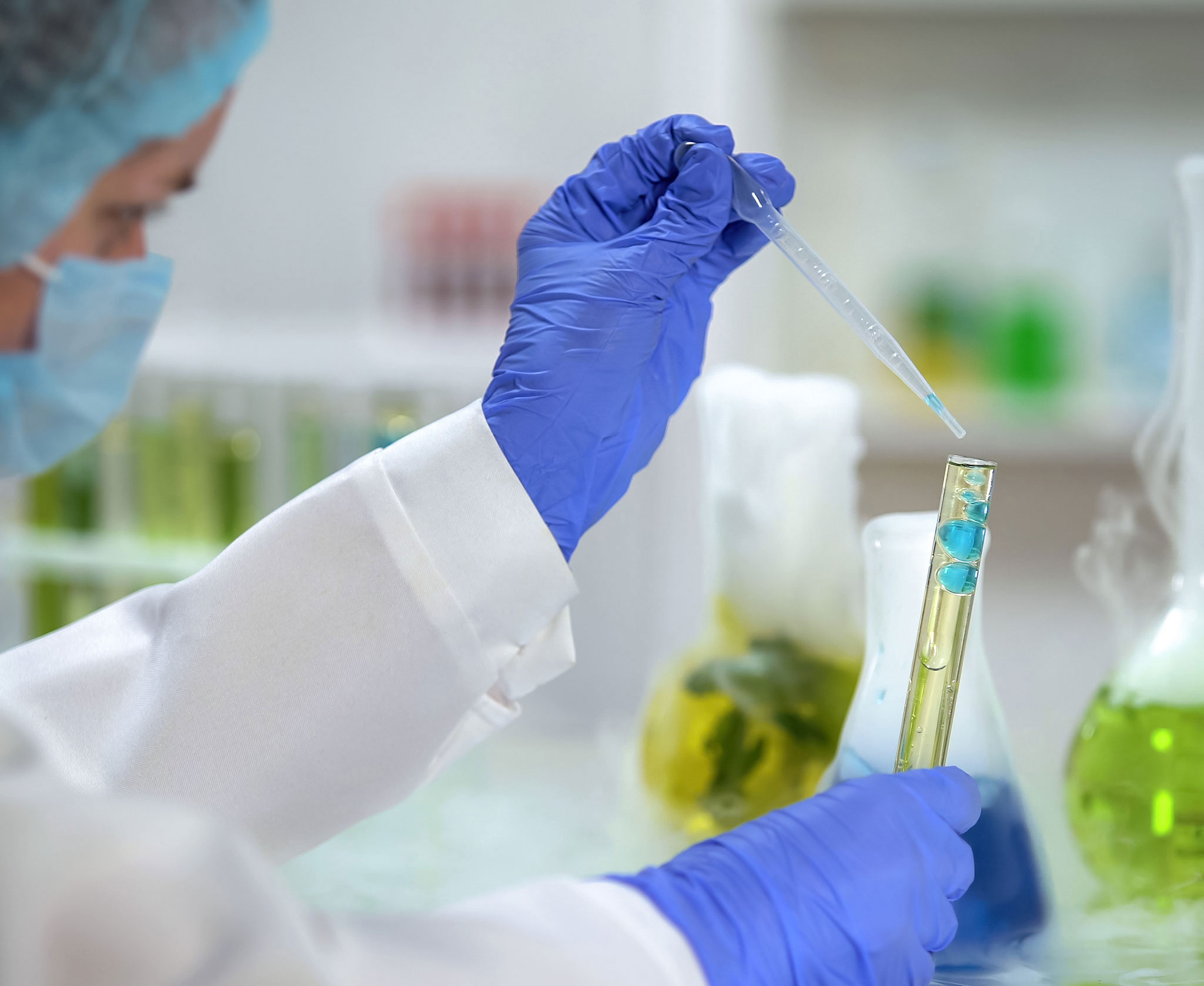 testing biofuel in the lab